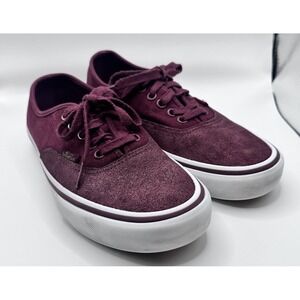 Vans Purple Burgundy Suede‎ Pro Low Top Skate Skater Shoes Mens 7 Off The Wall